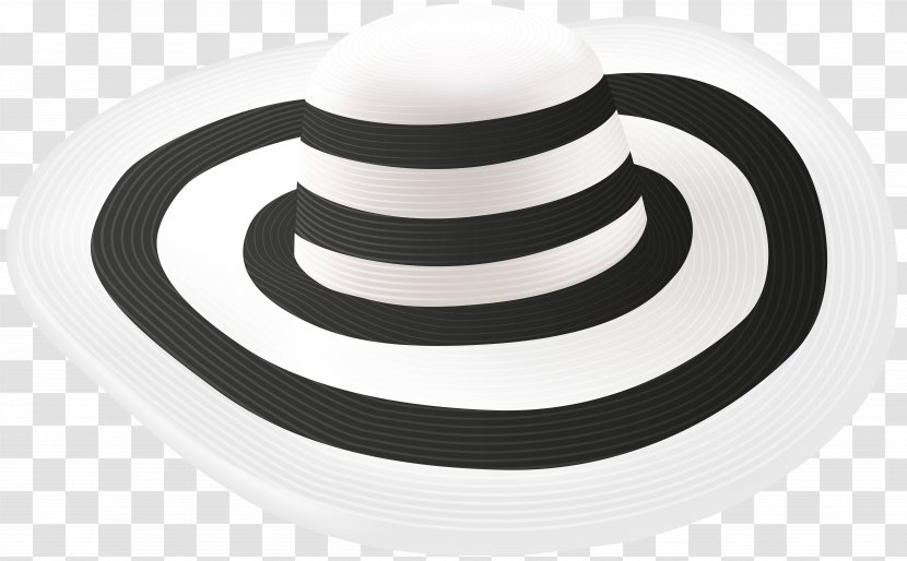 Clip Art Sun Hat Image - Commandline Interface - Beach Black And White Transparent PNG