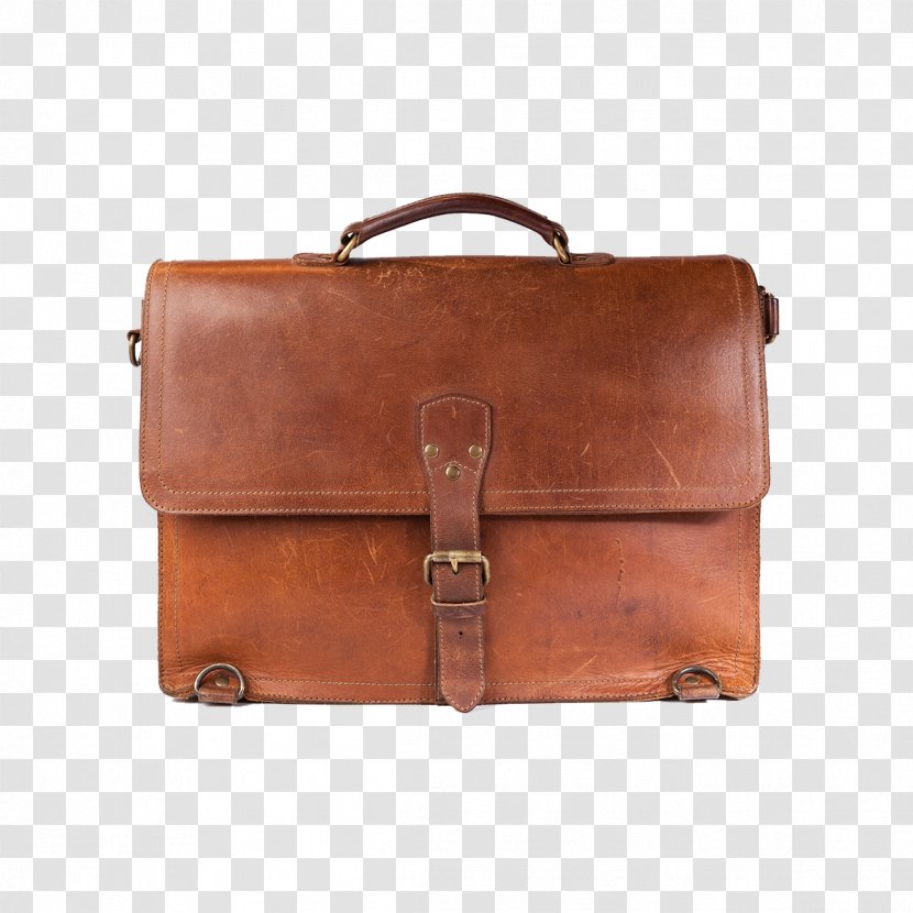 Satchel Briefcase Leather Bag Transparent PNG