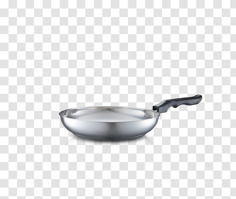 Frying Pan Cookware Tableware Food - Stainless Steel Transparent PNG