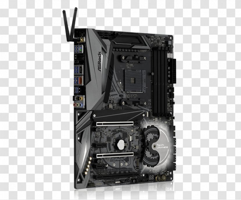 Asrock X470 Taichi AMD Promontory Socket AM4 ATX Motherboard Ultimate - Chipset - Computer Transparent PNG