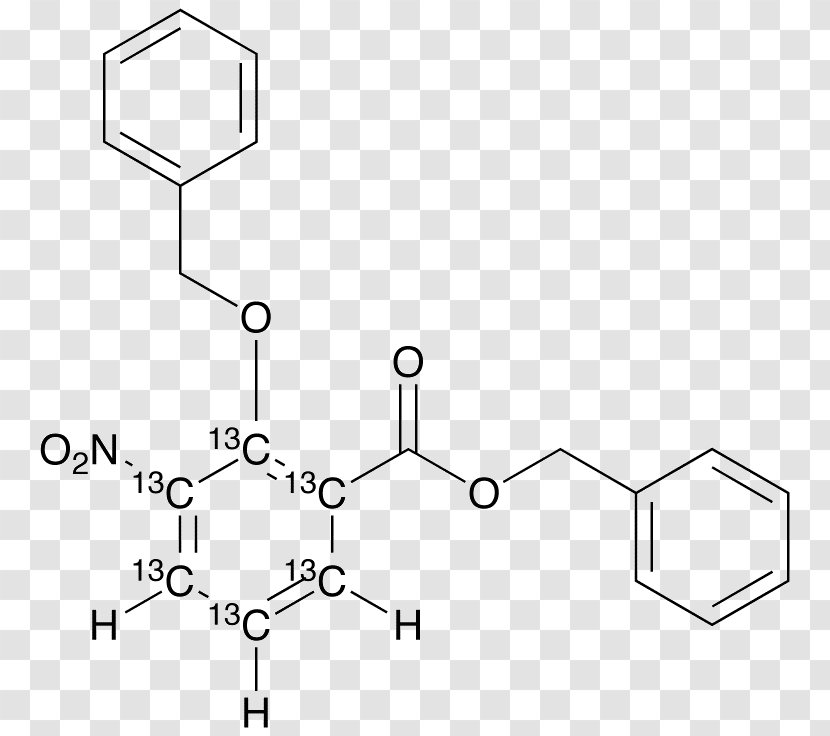 Benzyl Group Chemical Formula Skeletal Substance Compound - Text - 4nitrobenzoic Acid Transparent PNG
