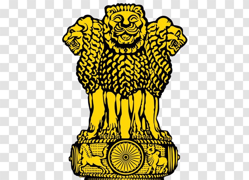 Government Of India Lion Capital Ashoka State Emblem Pillars - Organism Transparent PNG