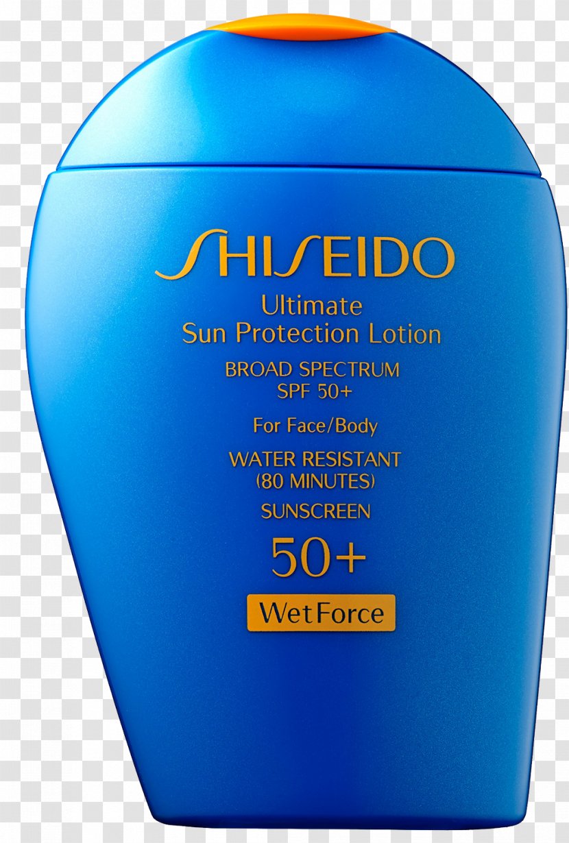Sunscreen Lotion Shiseido Factor De Protección Solar Cosmetics - Cream - Skin Transparent PNG