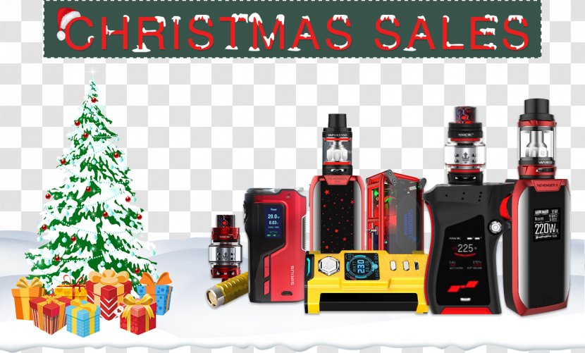 Christmas Tree Bottle - Sale Banners Transparent PNG