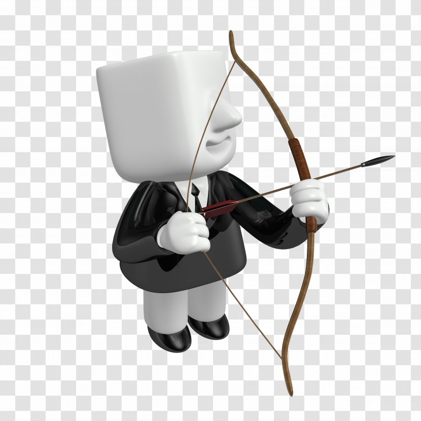 Bow And Arrow Archery - Photography - Take A 3D Villain Transparent PNG