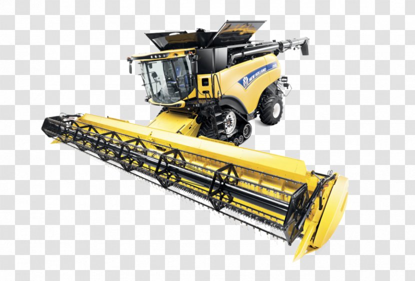 Combine Harvester New Holland Agriculture Agricultural Machinery Tractor Transparent PNG
