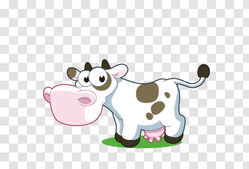 DLG Ranch Cattle Farm Agriculture - Cartoon - Dairy Cow Transparent PNG