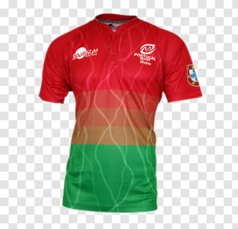 T-shirt Portugal National Rugby Sevens Team Union Jersey Sportswear - Polo Shirt Transparent PNG
