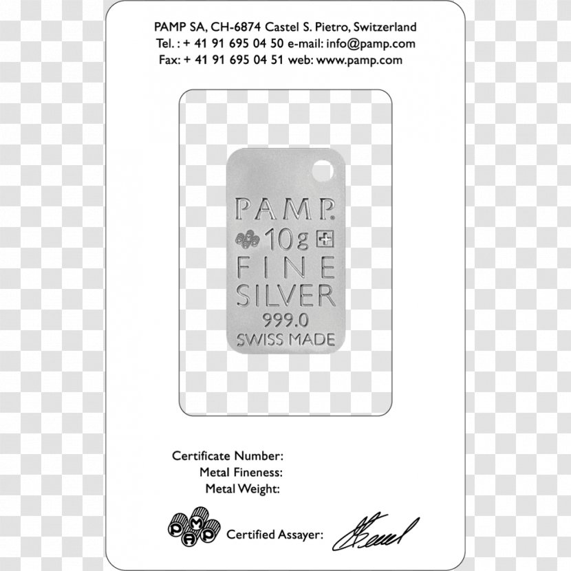 Gold Bar Platinum PAMP Ounce Bullion - Material - Silver Birch Tree Transparent PNG