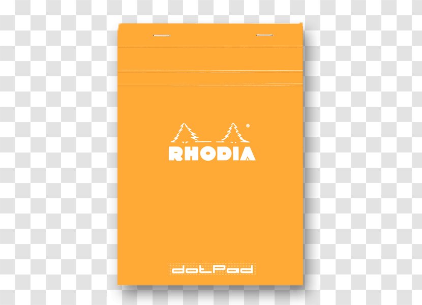 Rhodia Black Dot Pad Paper Clairefontaine-Rhodia Industrial Design - Orange Dots Transparent PNG
