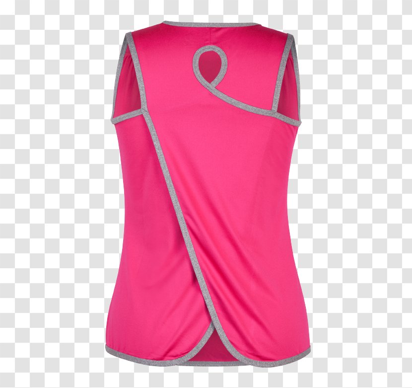 Sleeveless Shirt Pink M Gilets - Outerwear Transparent PNG