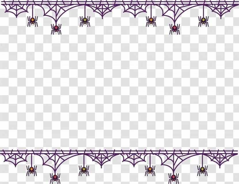 Spider Web Black House - Area - Border Transparent PNG