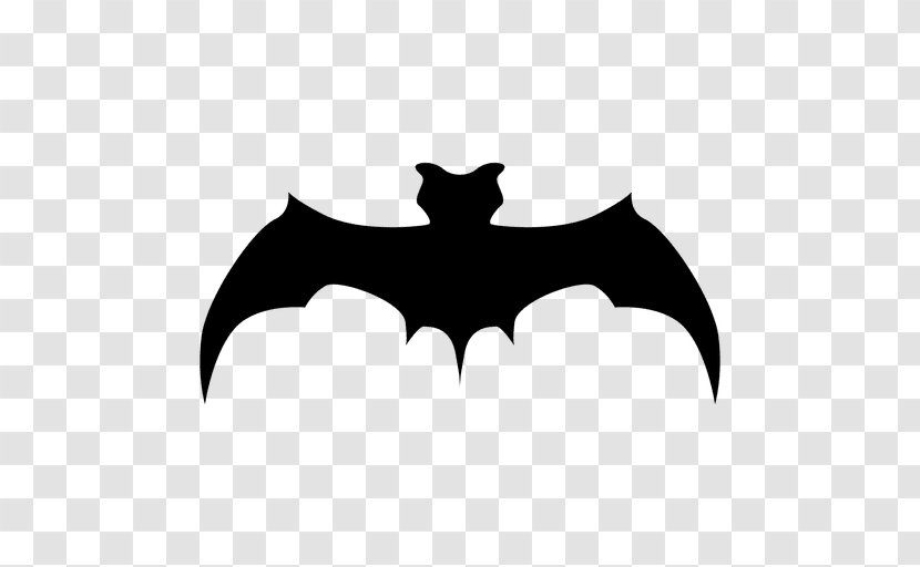 Bat Silhouette Clip Art - Black - Floor Transparent PNG