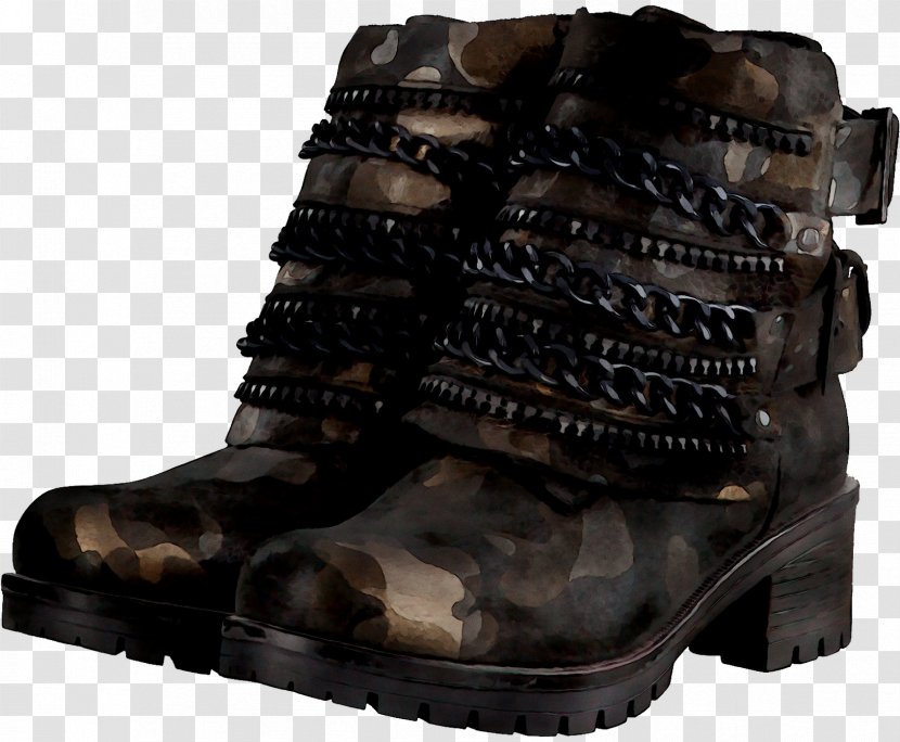 Leather Shoe Boot Walking Fur - Hiking Transparent PNG