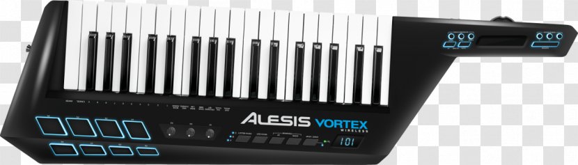 Computer Keyboard Alesis Vortex Wireless MIDI Controllers - Midi - Keytar Transparent PNG