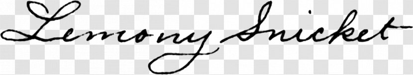 Lemony Snicket A Series Of Unfortunate Events Signature Handwriting - Daniel Handler - Brand Transparent PNG