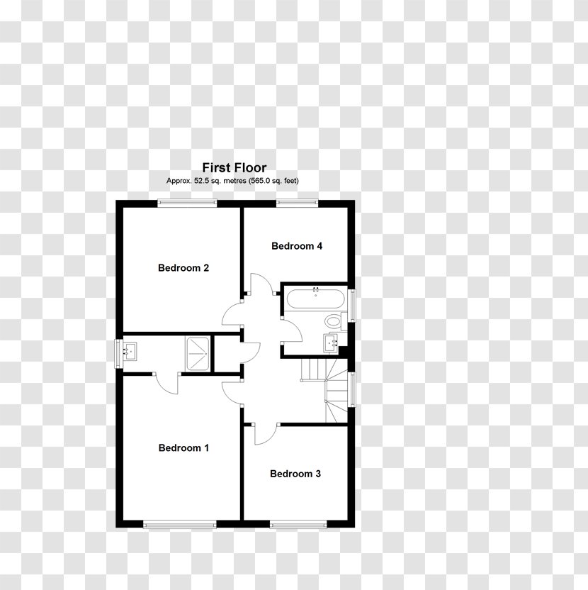 Window House Real Estate Bedroom Floor Plan - Tree Transparent PNG