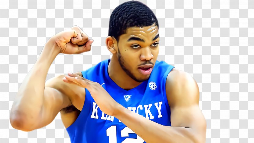 Karl Anthony Towns Basketball Player - Kentucky Wildcats Mens - Finger Team Sport Transparent PNG