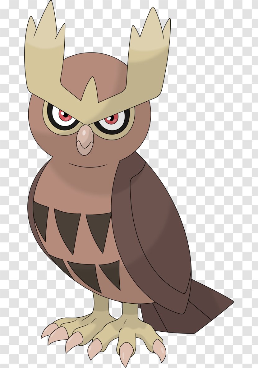 Pokémon Gold And Silver Noctowl Ash Ketchum Hoothoot - Wing - Johto Transparent PNG