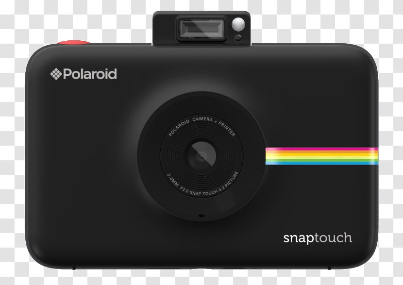 Polaroid Snap Touch 13.0 MP Compact Digital Camera - 1080pBlush Pink Instant Print With LCD Display Black Ink Camera, BlackCamera Transparent PNG