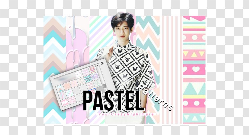 Fashion Design Graphic - Pink - Pastel Pattern Transparent PNG