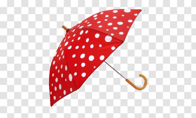 Umbrella Polka Dot Auringonvarjo Clothing Red - Accessories Transparent PNG