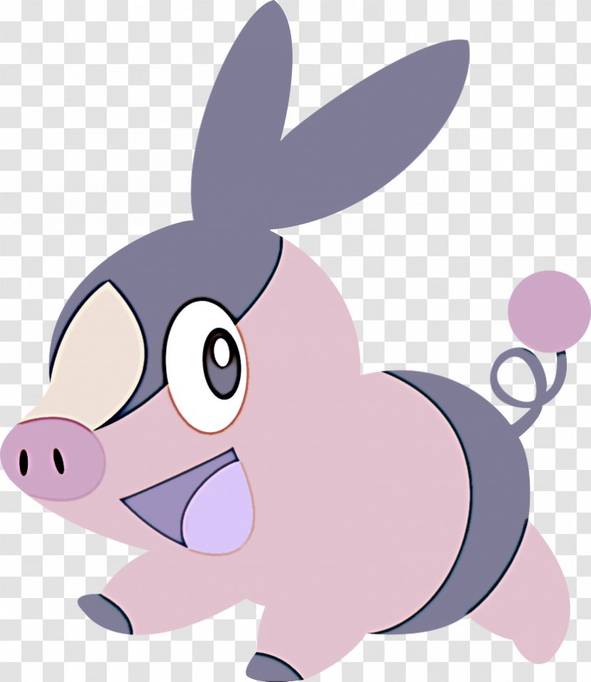 Cartoon Nose Pink Snout Animated - Livestock Animation Transparent PNG