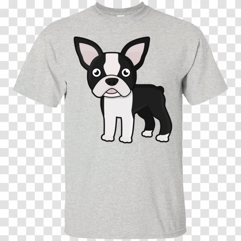 Long-sleeved T-shirt Hoodie Boston Terrier Clothing - Sleeve Transparent PNG
