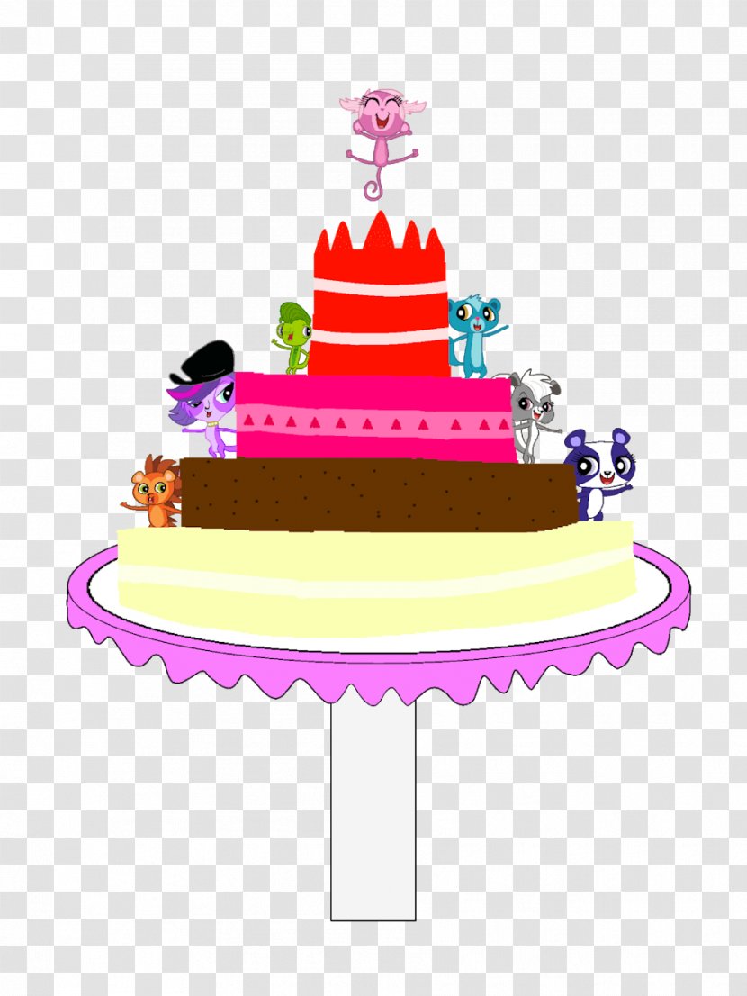 Pink Birthday Cake - Icing - Sweetness Cuisine Transparent PNG