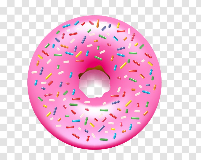 Doughnut Icon - Magenta - Delicious Tasty Donut Transparent PNG