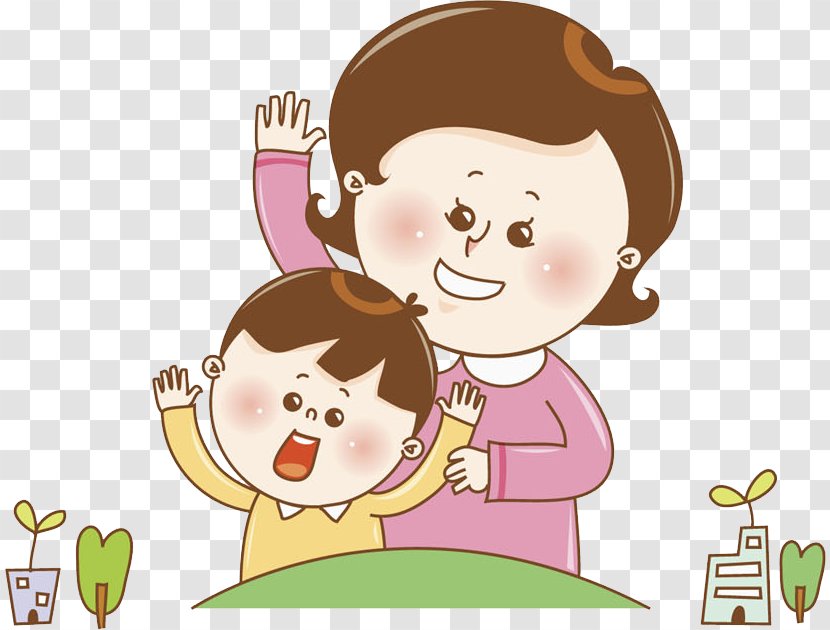 Child - Frame - Mother And To Greet Transparent PNG