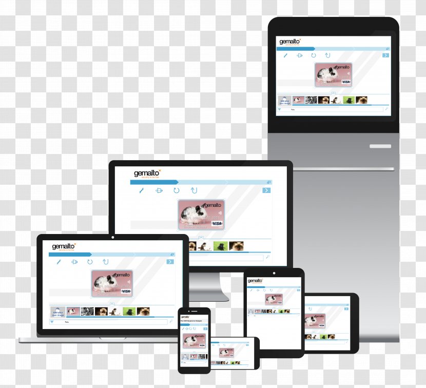 Gemalto Marketing Electronics Accessory Web Page - Display Advertising Transparent PNG