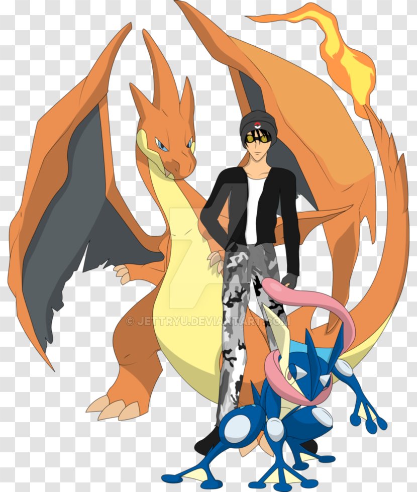 Pokémon X And Y Dragon Charmander Charizard - Watercolor Transparent PNG