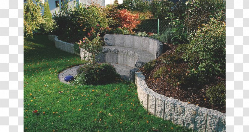 Garden Palisade Granite Bench Street Furniture - Stone Wall - Mramor Transparent PNG