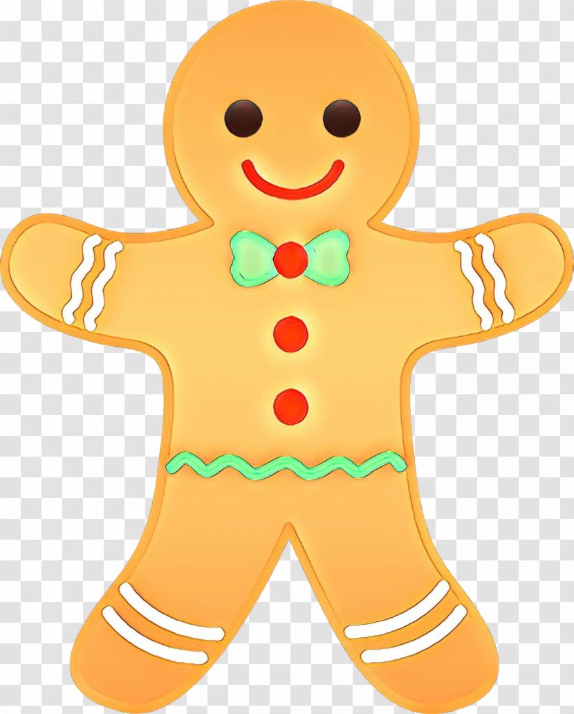 Christmas Gingerbread Man - Clip Art - Dessert Snack Transparent PNG