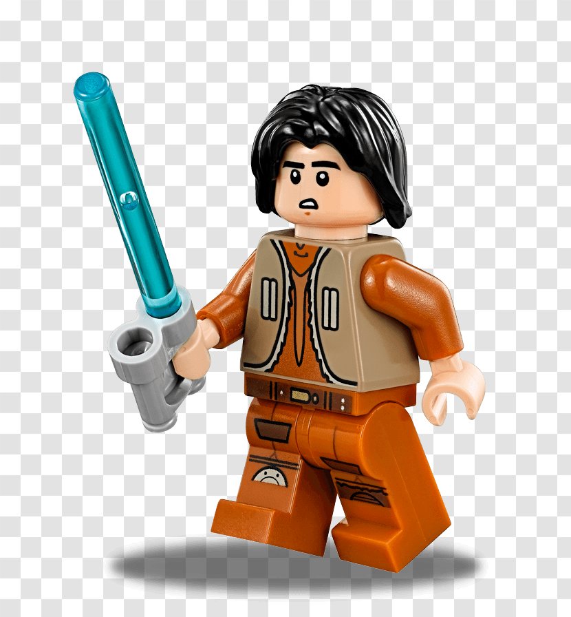 Ezra Bridger Kanan Jarrus Lego Minifigure Retired Star Wars Rebels 75090 Ezra's Speeder Bile With Sabine - Amazon Harry Potter Characters Transparent PNG