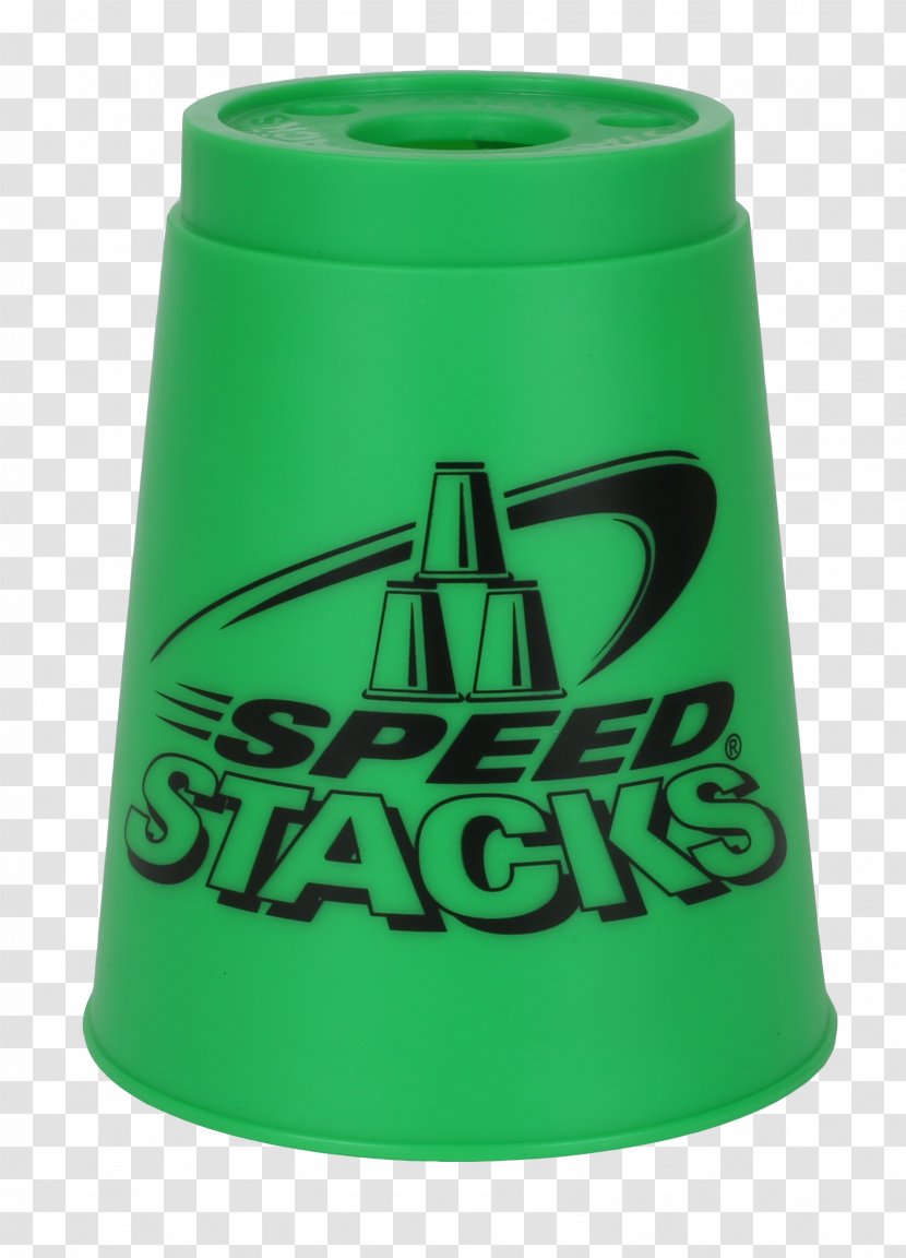 World Sport Stacking Association Speed Stacks Competition Cups - Green Cup Transparent PNG