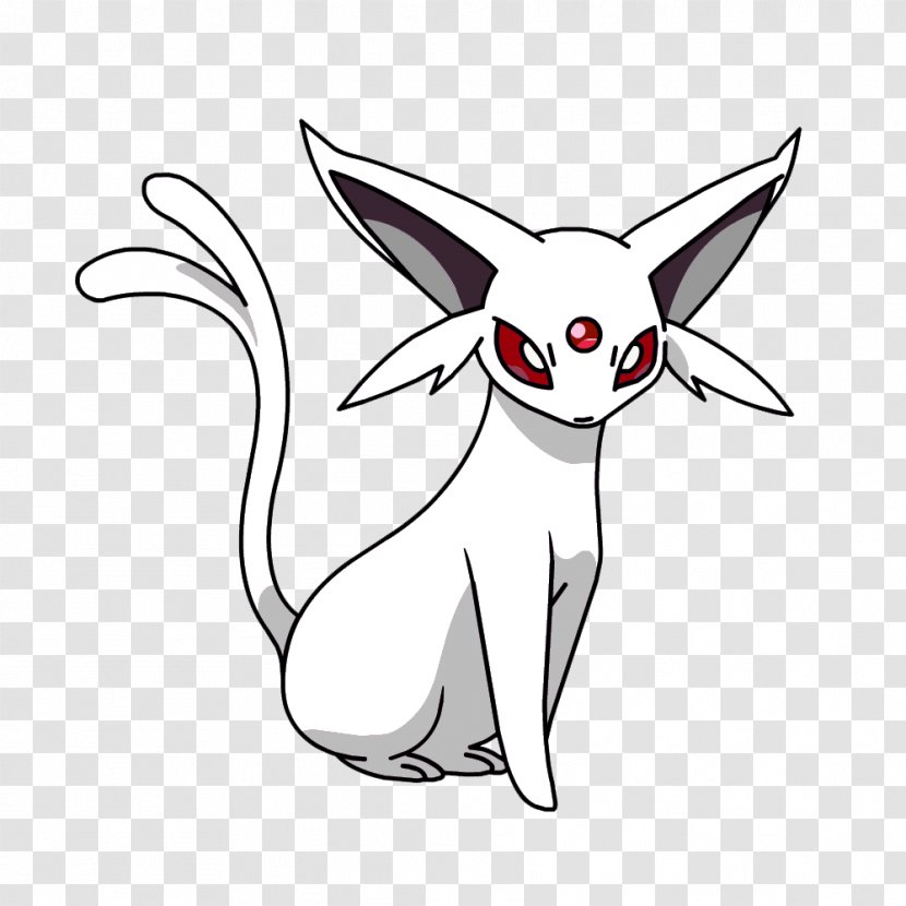 Espeon Drawing Whiskers Pokémon Pokemon Black & White - Frame Transparent PNG