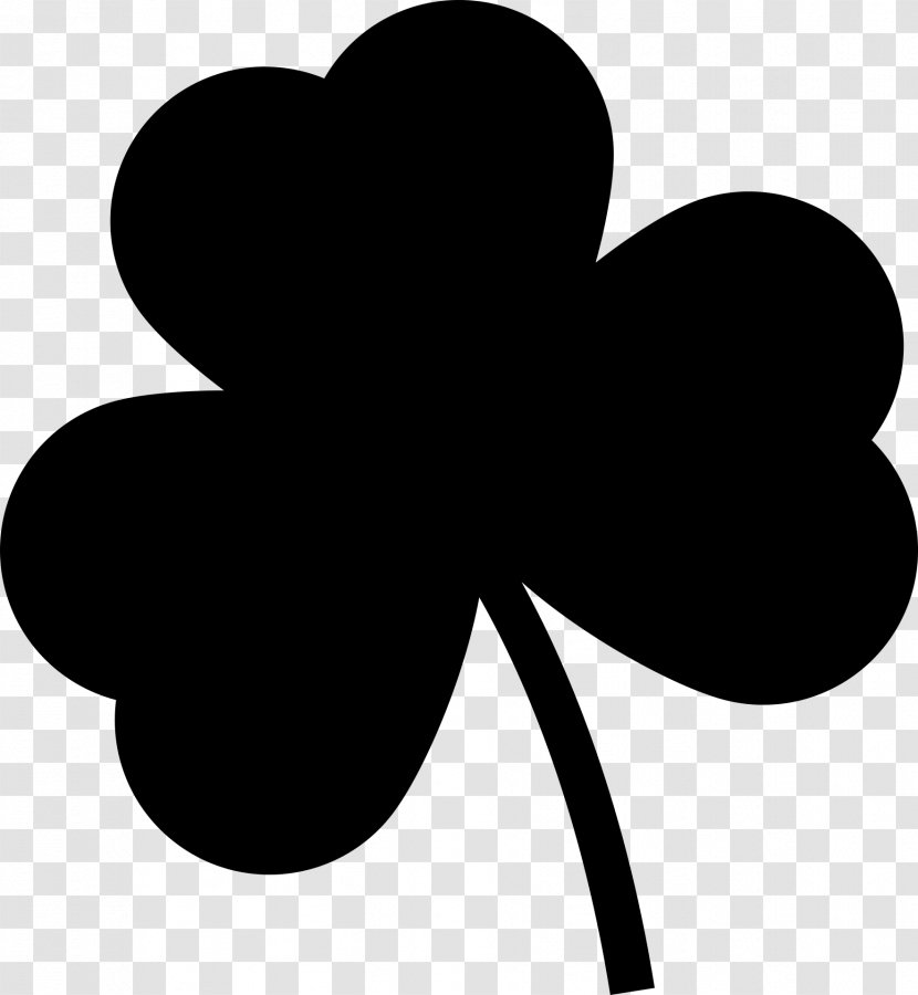 Clip Art Black M - Symbol - Clover Transparent PNG