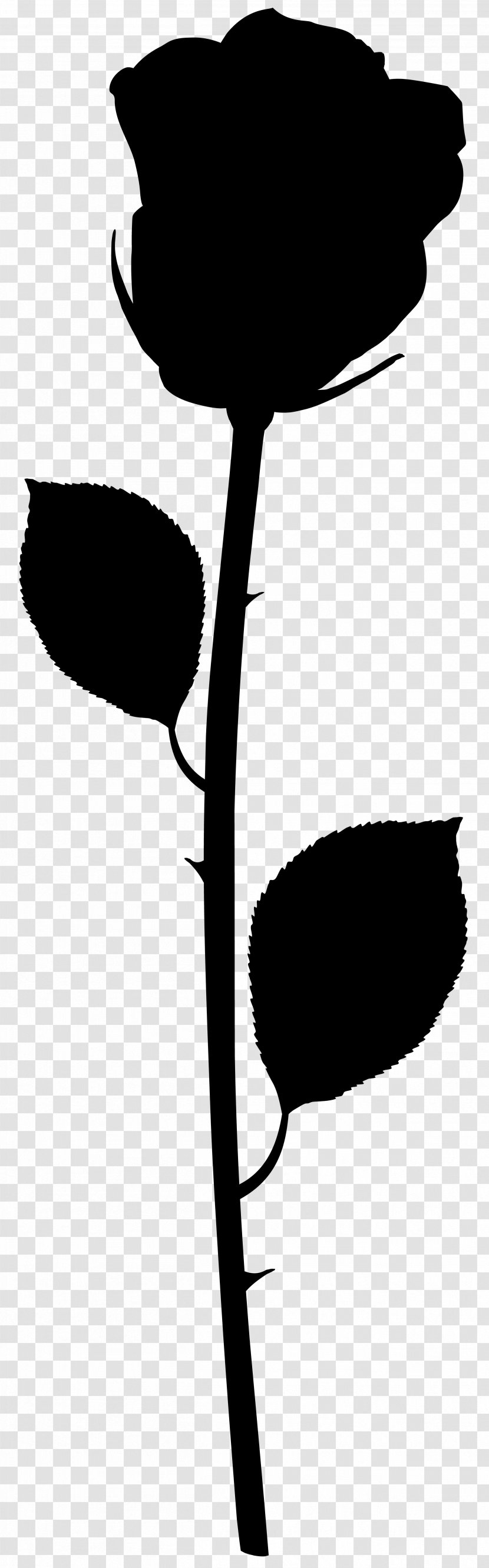 Leaf Clip Art Plant Stem Silhouette Flowering Transparent PNG
