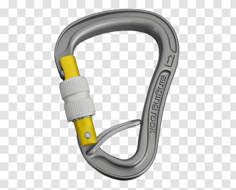 Carabiner Safety Wire Screw Lock Belaying Transparent PNG
