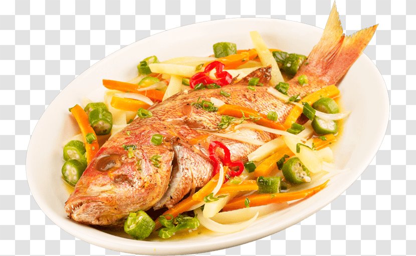 Jamaican Cuisine Fried Fish Escabeche Seafood - Recipe Transparent PNG