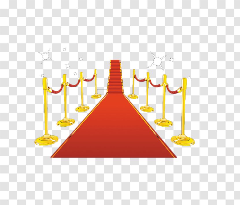 Stage Red Carpet - Text - Cone Transparent PNG