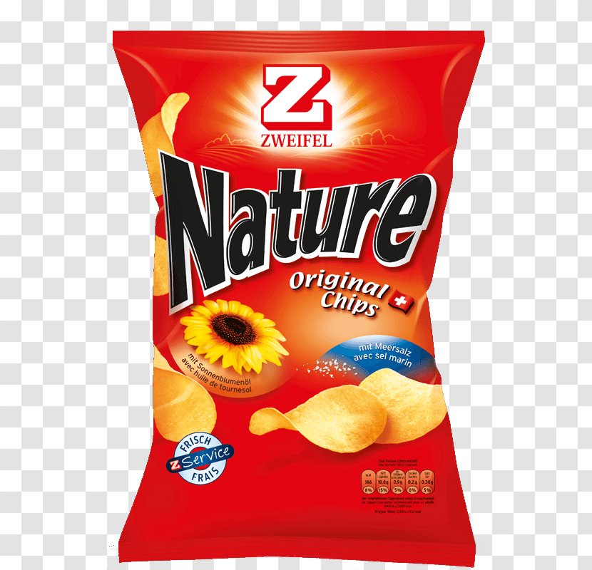 Potato Chip Zweifel Apéritif Food Ingredient - Confectionery - Chips Snacks Transparent PNG