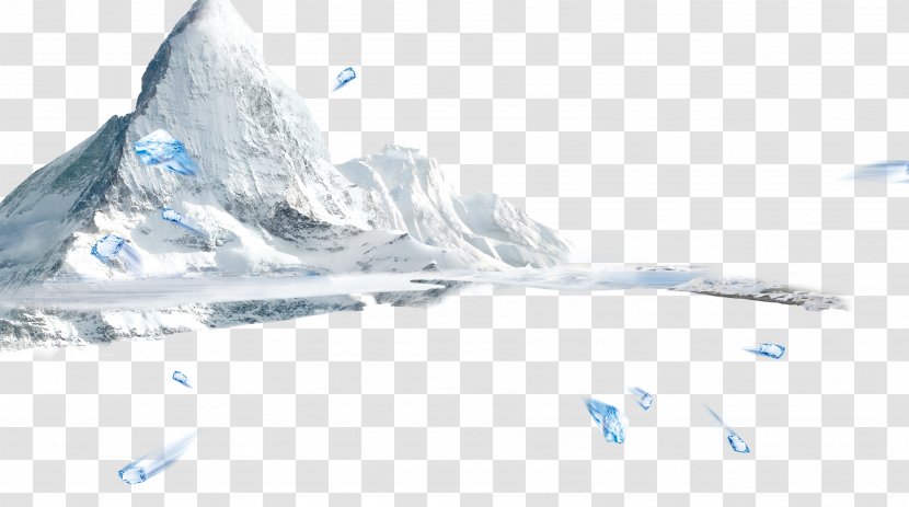 Langya District Iceberg - Triangle Transparent PNG