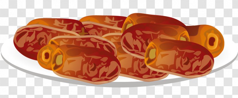 Euclidean Vector Jujube - Amber - Hand-painted With A Big Red Dates Transparent PNG