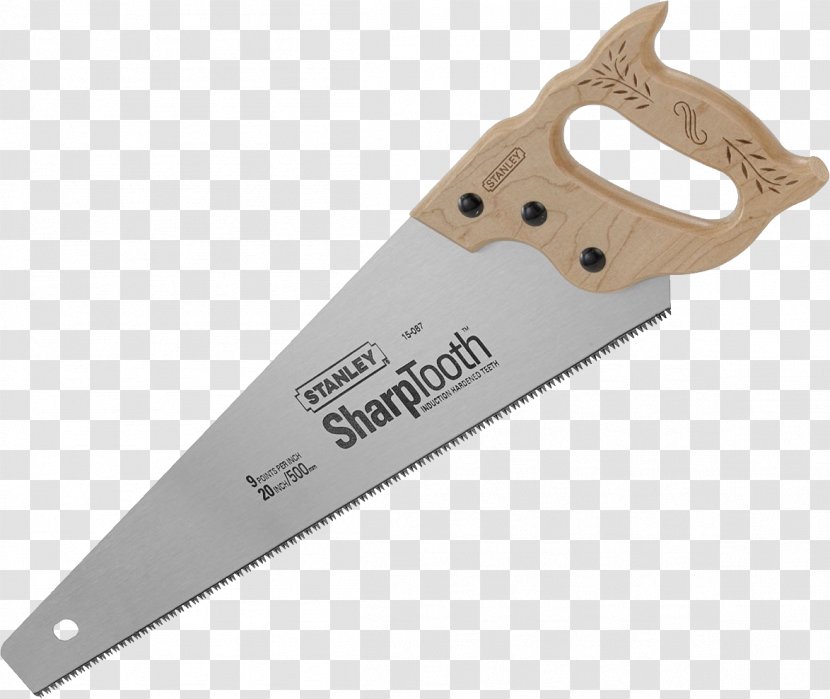 Stanley Hand Tools Saw - Product Design - Image Transparent PNG