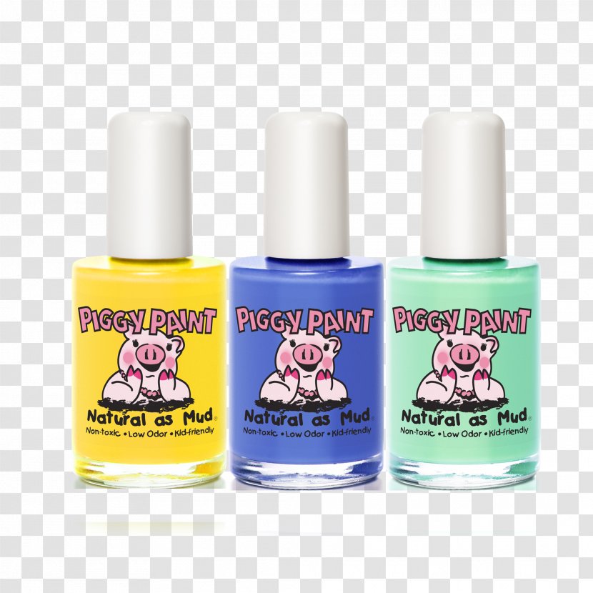 Piggy Paint Nail Polish Child Glitter Transparent PNG