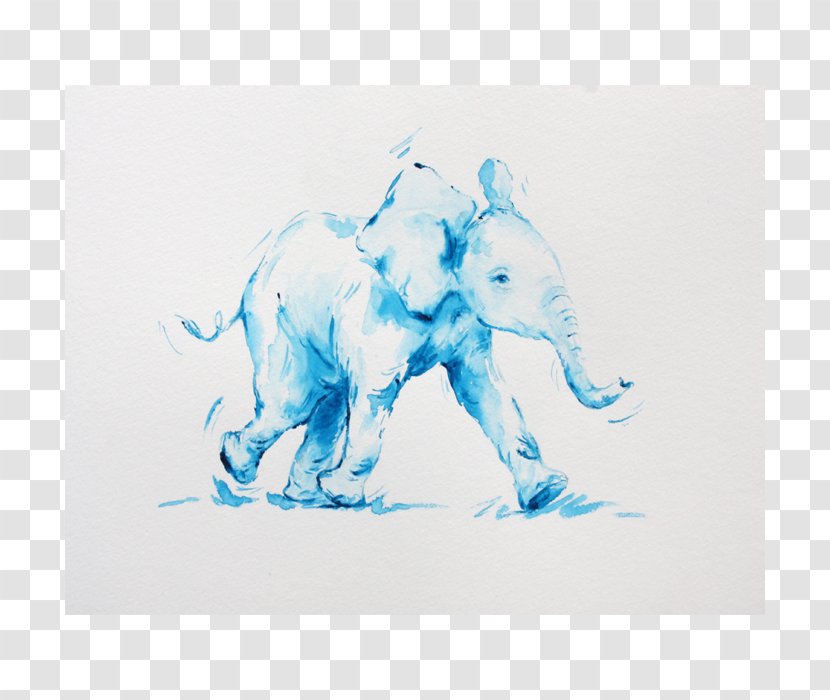 Indian Elephant Dog Drawing Sketch - Like Mammal Transparent PNG