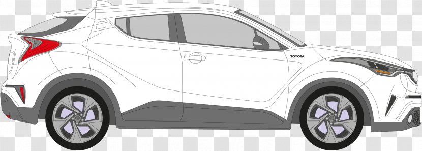 Toyota C-HR Concept Car Corolla Tow Hitch - Bumper Transparent PNG